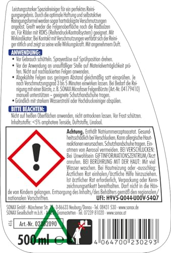 SONAX 230200 XTREME FelgenReiniger PLUS, 500ml