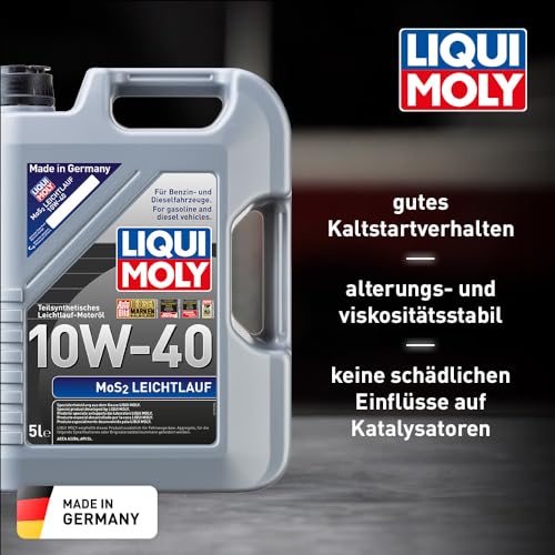 Liqui Moly 1092 MoS2 Leichtlauf Motoröl 10 W-40 5 Liter