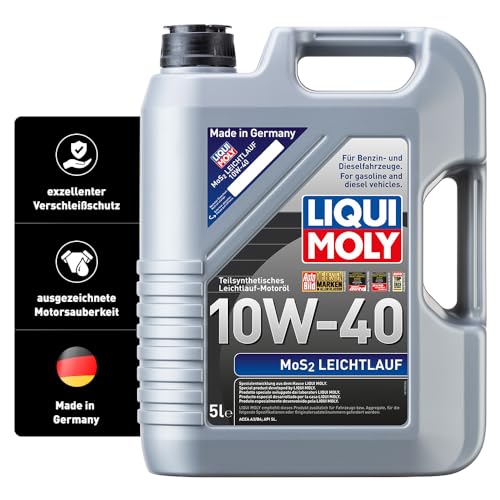 Liqui Moly 1092 MoS2 Leichtlauf Motoröl 10 W-40 5 Liter