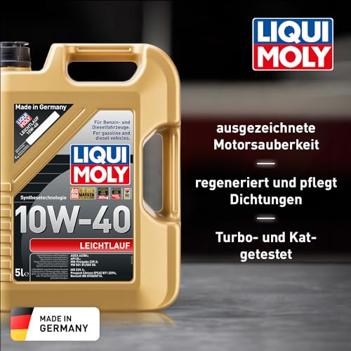 Liqui Moly 1310 Leichtlauf Motoröl 10 W-40 5 Liter