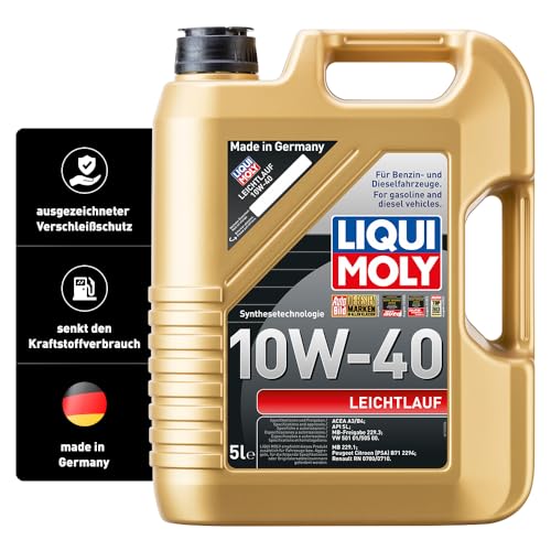 Liqui Moly 1310 Leichtlauf Motoröl 10 W-40 5 Liter