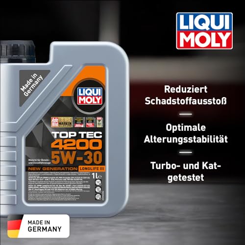 Liqui Moly 3706 Top Tec 4200 Motoröl 5 W-30  1 Liter
