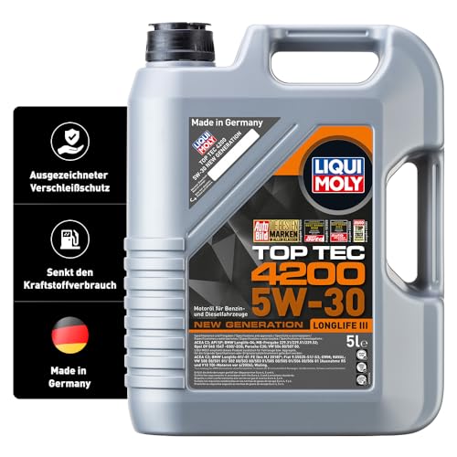 Liqui Moly 3707 Top Tec 4200 Motoröl 5 W-30 5 Liter