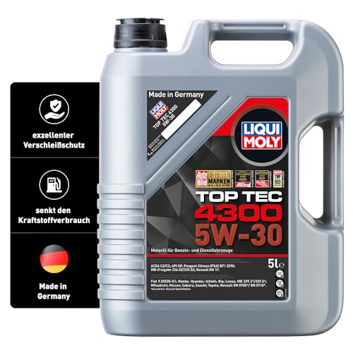 Liqui Moly 3741 Top Tec 4300 Motoröl 5 W-30 5 Liter