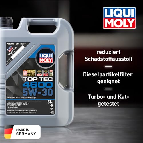 Liqui Moly 3756 Top Tec 4600 Motoröl 5 W-30 5 Liter
