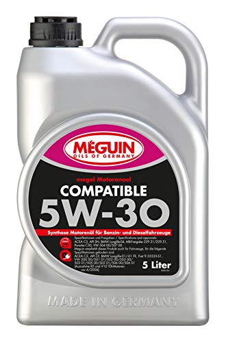 Meguin 6562 megol Motorenoel Compatible SAE 5W-30, 5 Liter